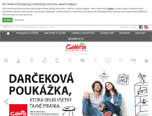 Tablet Screenshot of galeriakosice.sk